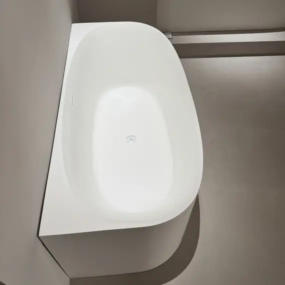 Ванна из искусственного камня ABBER Stein AS9681 белая матовая