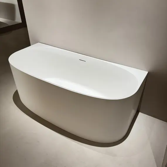 Ванна из искусственного камня ABBER Stein AS9681 белая матовая