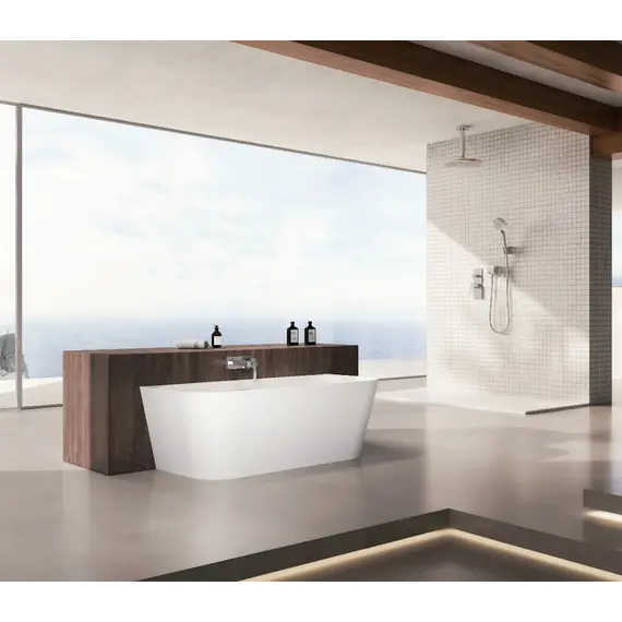 Ванна из искусственного камня ABBER Stein AS9682 белая матовая