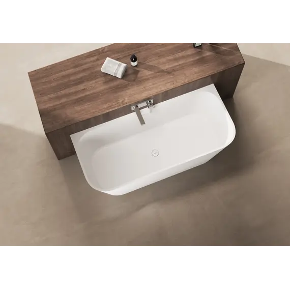 Ванна из искусственного камня ABBER Stein AS9682 белая матовая