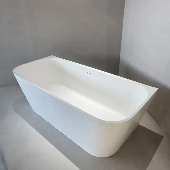 Ванна из искусственного камня ABBER Stein AS9682 белая матовая