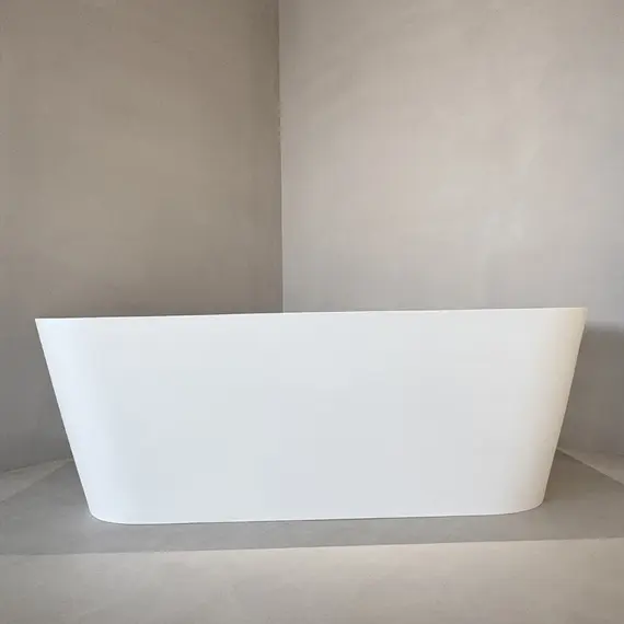 Ванна из искусственного камня ABBER Stein AS9682 белая матовая