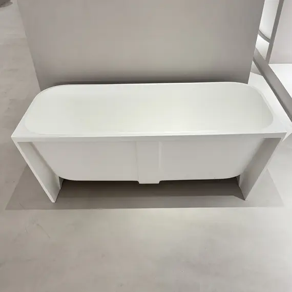 Ванна из искусственного камня ABBER Stein AS9682 белая матовая