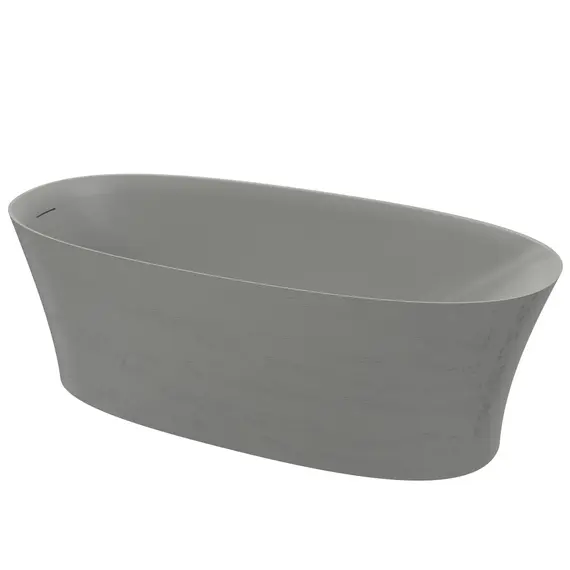 Ванна из искусственного камня ABBER Stein AS9683MC бетон матовая