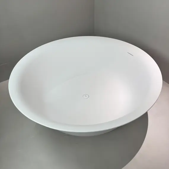 Ванна из искусственного камня ABBER Stein AS9685 белая матовая