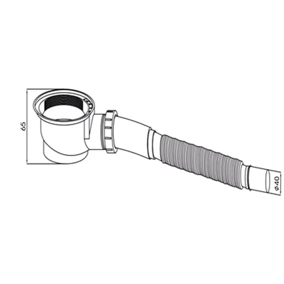 Душевой поддон Black&White  QC-10  100х100