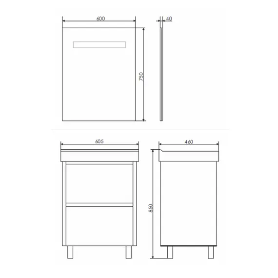 Тумба-умывальник Comforty  Дублин