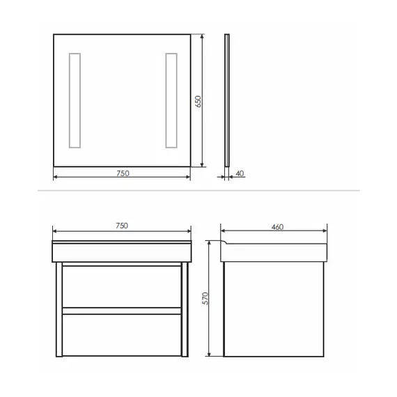 Тумба-умывальник Comforty  Дублин