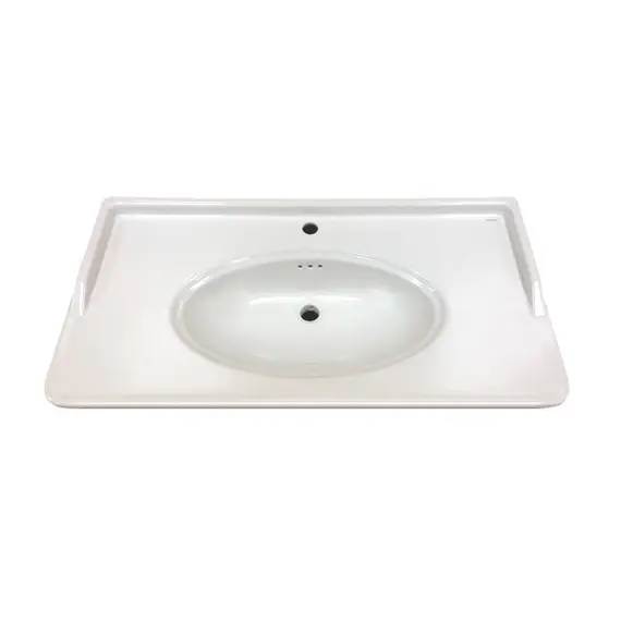 COMFORTY. Тумба-умывальник "Неаполь-65/80/100" белый глянец с раковиной COMFORTY