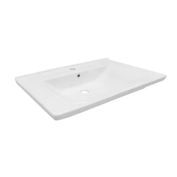 COMFORTY. Тумба-умывальник "Парма-60/80" дуб дымчатый с раковиной Миранда