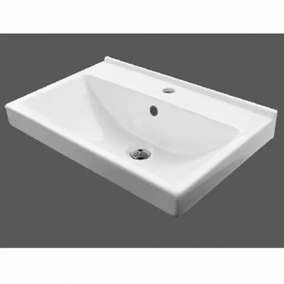 COMFORTY. Тумба-умывальник "Тромсе-60/80" дуб сонома с раковиной Fest