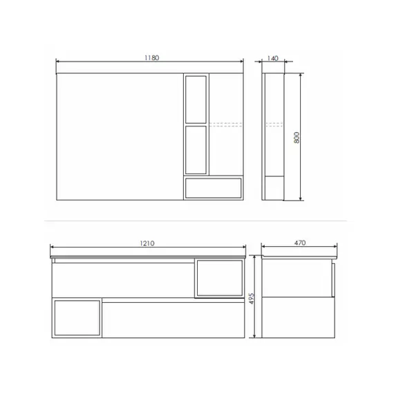 COMFORTY. Тумба-умывальник "Турин" дуб белый /бежевый с раковиной COMFORTY