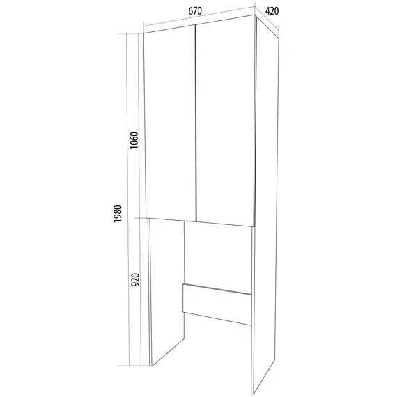 Шкаф 1Marka Wall  Classic