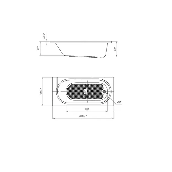 Ванна Poseidon Darina