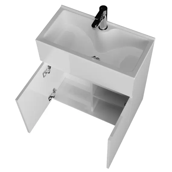 Тумба подвесная с раковиной 1Marka Mira