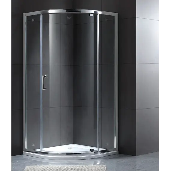 Душевой уголок Gemy Sunny Bay S28061  четверть круга  80х80