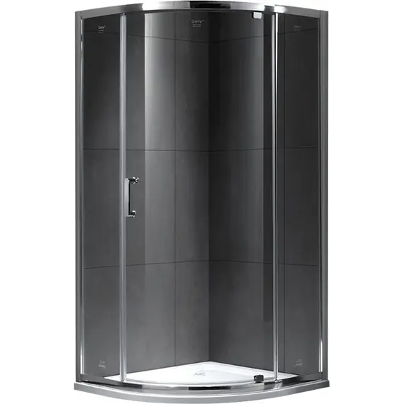 Душевой уголок Gemy Sunny Bay S28061  четверть круга  80х80