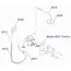 Встраиваемый комплект  WasserKRAFT A16028 Thermo  для душа