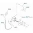 Встраиваемый комплект  WasserKRAFT A16030 Thermo  для душа