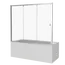 Шторка для ванны Good Door SCREEN WTW высота 140 прозрачное