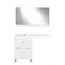 Тумба напольная Style Line ВаЛеРо 60см с раковиной под стиральную машину 120см, Люкс белая, PLUS