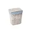Плетеная корзина для белья с крышкой WasserKRAFT Lippe WB-450-S