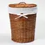 Плетеная корзина для белья с крышкой  WasserKRAFT Leine WB-350-L