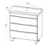 Тумба напольная без  раковины 1Marka Gaula 3 ящика