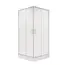 Душ. ограждение NG-6608-08/6609-08 квадрат, двери раздвижные, без поддона