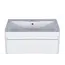 Тумба подвесная с раковиной Style Line  Атлантика, PLUS, белый