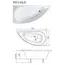 Ванна 1Marka PICCOLO 150x75 L/R