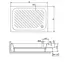 Душевой поддон прямоугольный RGW B/CL-S