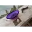 Ванна из полиэфирной смолы ABBER Kristall AT9702Amethyst фиолетовая 180*85 прозрачная