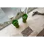 Раковина отдельностоящая прозрачная ABBER Kristall AT2701Emerald зеленая