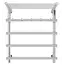 Полотенцесушитель Secado Турин 1 КСП, с крючками и полочкой,  электрический L/R  хром