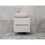 Тумба подвесная "Бали " 2 ящика со столешницей БЕЛЫЙ СОФТ