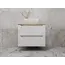 Тумба подвесная "Бали " 2 ящика со столешницей БЕЛЫЙ СОФТ