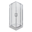 Душевое ограждение Triton "КАППА-ХРОМ" (низкий  поддон) квадрат 90х90