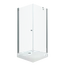 Душевое ограждение  Triton "ФОРТА-ХРОМ" (низкий поддон) 90х90 квадрат