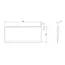 Боковая панель для акриловой ванны CEZARES PLANE_DUO-145-SP-L-W37
