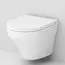 Унитаз подвесной AM.PM Inspire C501700WH безободковый c сид. микролифт, белый