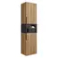 Comforty. Шкаф-колонна Штутгарт-40 дуб тёмно-коричневый