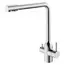 Смеситель д/кухни MELANA-610304 Stello нерж.сталь, с переключателем на фильтр, однорычажный, сатин
