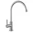 Кран для кухни водоразборный (МОНО) MELANA-F6113 нерж.сталь, однорычажный, сатин