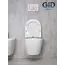 Безободковый подвесной унитаз микролифт дюропласт Gid Tr2198