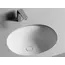 Умывальник Ceramica Nova овальный встраиваемый под столешницу Element 510*420*195мм, с крепежом и шаблоном для установки