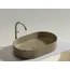 Умывальник чаша Ceramica Nova накладная овальная (цвет Капучино Матовый) Element 608*385*122мм