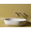 Умывальник чаша Ceramica Nova накладная овальная (цвет Белый Матовый) Element 600*415*135мм