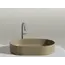 Умывальник чаша Ceramica Nova накладная овальная (цвет Капучино Матовый) Element 608*385*122мм