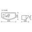 Умывальник Ceramica Nova подвесной прямоугольный с крепежом L/R Element 455*220*130мм